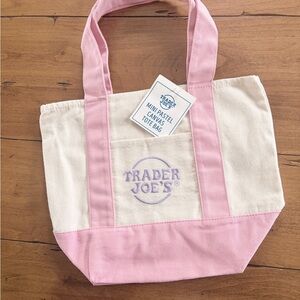 Limited edition 2026 Pink&Cream Canvas Small Tote